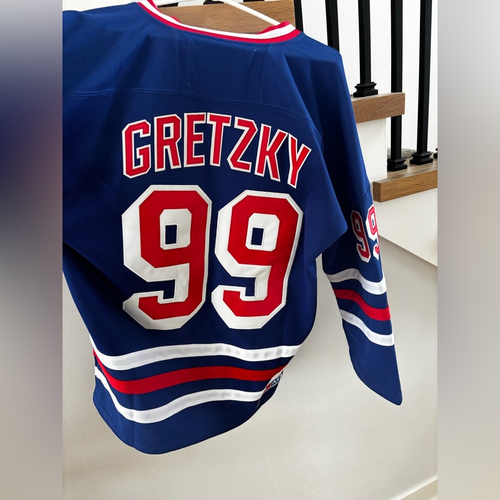 Wayne Gretzky NewYork Rangers Fanatics Branded Premier Breakaway retired Jersey